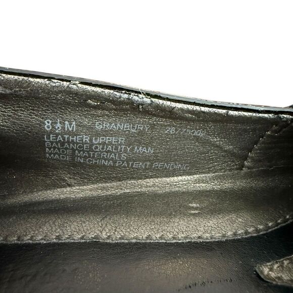 Naturalizer Womens Granbury Square Toe Wedge Heel Black Loafer Shoes Size 8.5 M - Picture 6 of 8